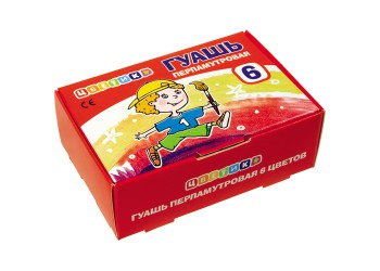 Набор гуаши перламутровой Цветик  6*20